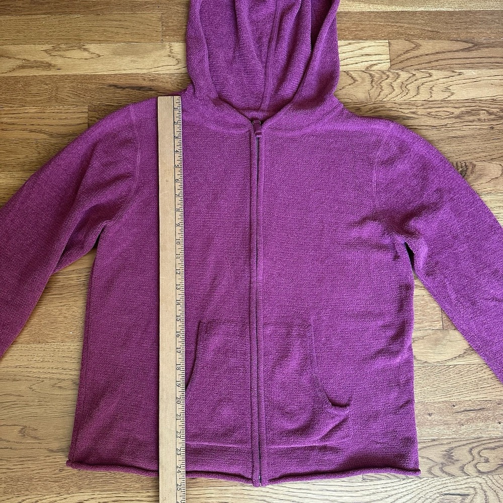 Life is Good Sweater Womens XL Pink Chenelle Hooded Full Zip Soft Cozy - Picture 7 of 9